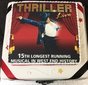 Thriller Live 15th Celebrations Cake