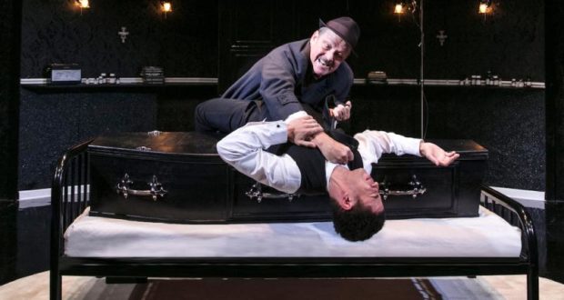 Christopher Fulford and Sam Frenchum in ‘Loot’