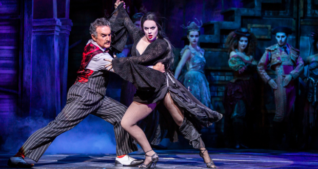 Cameron Blakely & Joanne Clifton in The Addams Family