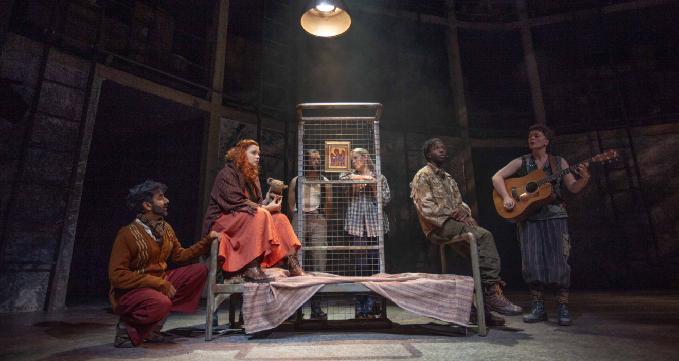 The Company of The Caucasian Chalk Circle at Rose Theatre
