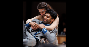 Bea Svistunenko and Azan Ahmed in Playing Shakespeare with Deutsche Bank The Tempest